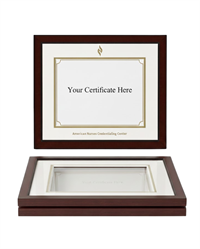 Image of Sculptured Mahogany Frame